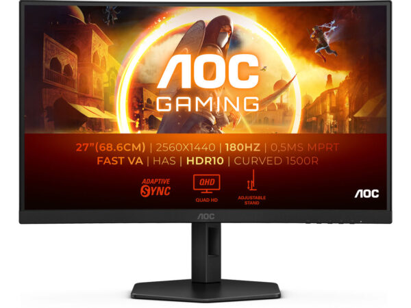 AOC G4 CQ27G4X Monitor PC 68,6 cm (27") 2560 x 1440 Pixel Quad HD LCD Nero
