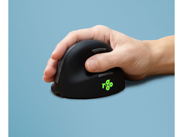 R-Go Tools R-Go HE Mouse, mouse ergonomico, Grande (sopra 185mm), destrorso, senza fili