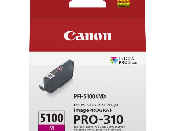 Canon PFI-5100 M cartuccia d'inchiostro 1 pz Originale Magenta