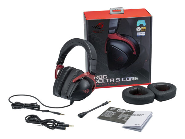 ASUS ROG Delta S Core Auricolare Cablato A Padiglione Gaming Nero