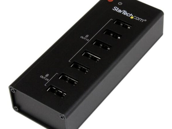 StarTech.com Stazione di caricamento USB dedicata con 7 porte (5 x 1 A, 2 x 2 A) - Caricatore USB multiporta indipendente