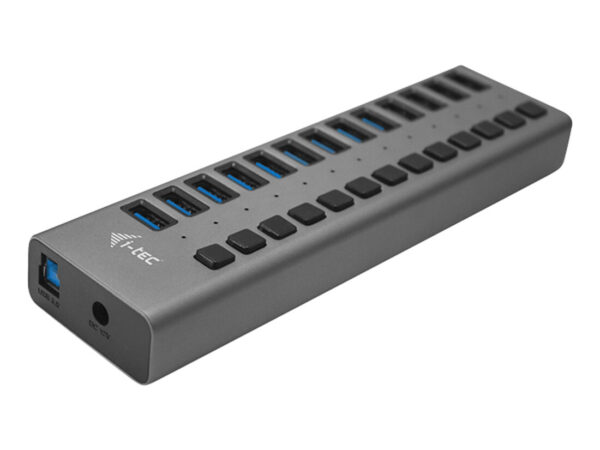 i-tec U3CHARGEHUB13US Caricabatterie per dispositivi mobili Universale Grigio AC Interno