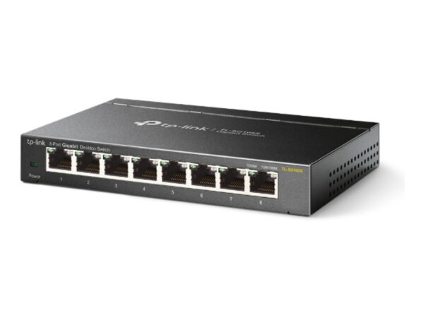 TP-Link Omada TL-SG108S switch di rete Non gestito Gigabit Ethernet (10/100/1000) Nero