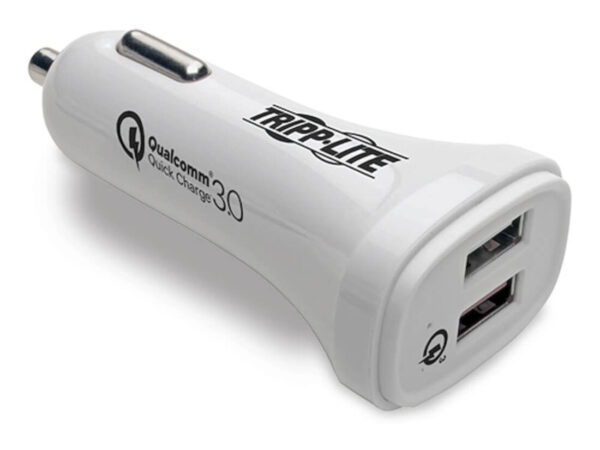 Tripp Lite U280-C02-S-QC3U Caricabatterie per dispositivi mobili Universale Bianco Accendisigari Ricarica rapida Auto