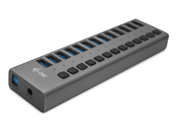i-tec U3CHARGEHUB13 Caricabatterie per dispositivi mobili Universale Grigio AC Interno