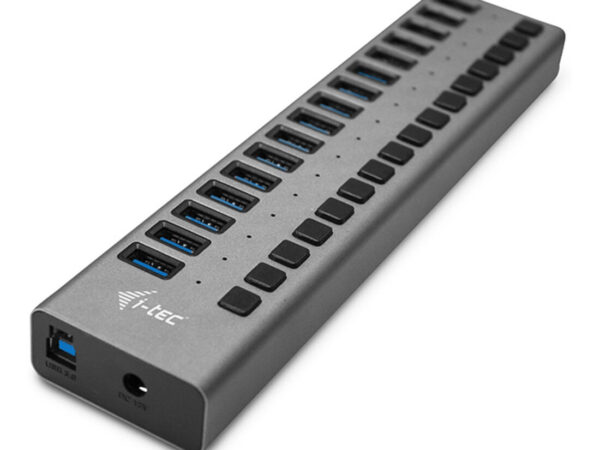 i-tec U3CHARGEHUB16 Caricabatterie per dispositivi mobili Universale Grigio AC Interno
