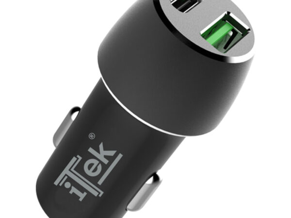 itek ITSCCUC42 Caricabatterie per dispositivi mobili Universale Nero Accendisigari Ricarica rapida Auto