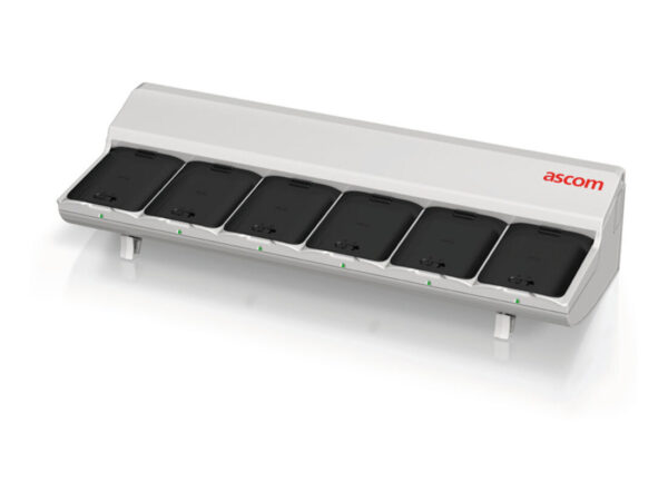 Ascom CR8-AAAA Caricabatterie per dispositivi mobili Telefono Nero, Bianco Interno
