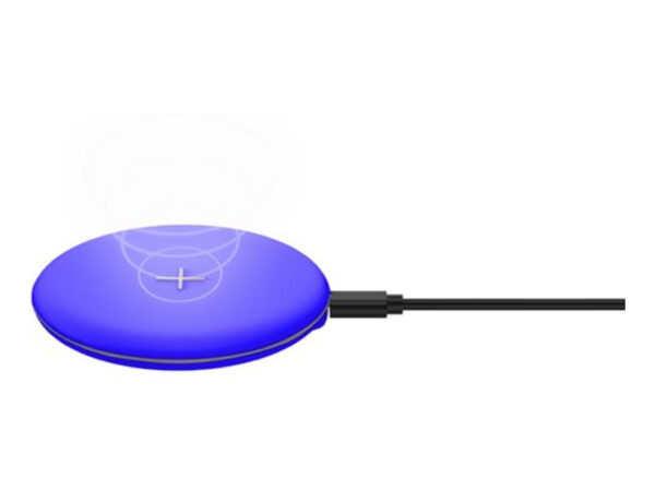 Celly WLFASTFEELBL Caricabatterie per dispositivi mobili Smartphone Blu USB Carica wireless Ricarica rapida Interno