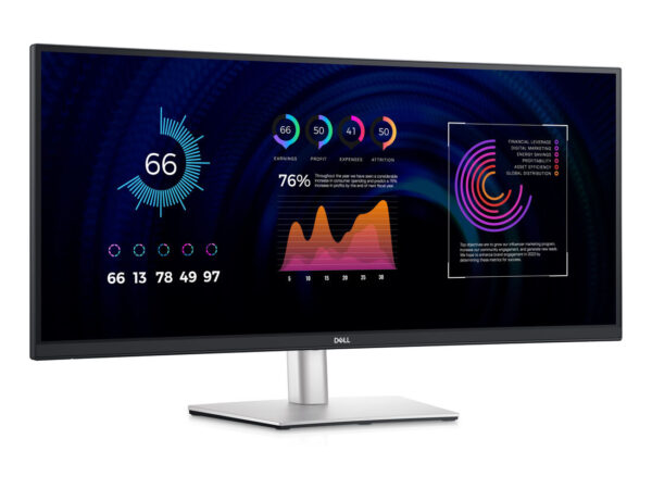 DELL P Series P3424WE Monitor PC 86,7 cm (34.1") 3440 x 1440 Pixel 4K Ultra HD LCD Nero
