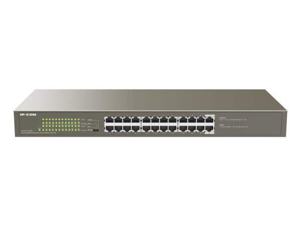 IP-COM Networks G1124P-24-250W switch di rete Non gestito Gigabit Ethernet (10/100/1000) Supporto Power over Ethernet (PoE) 1U Grigio