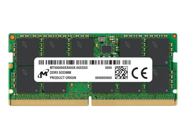 Micron MTC20C2085S1TC56BR memoria 32 GB 1 x 32 GB DDR5 5600 MHz Data Integrity Check (verifica integrità dati)