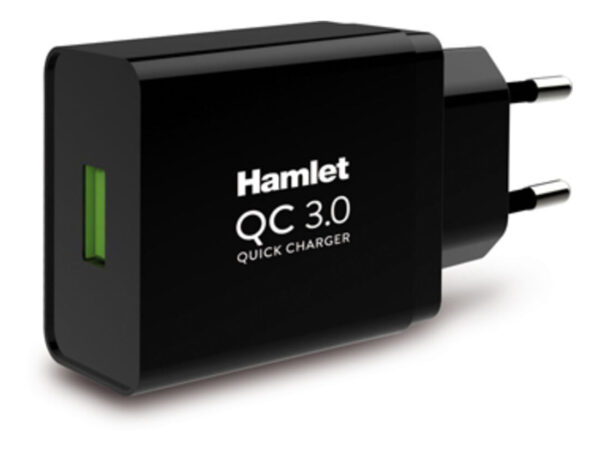 Hamlet XPWCU118QC Caricabatterie per dispositivi mobili Nero Interno