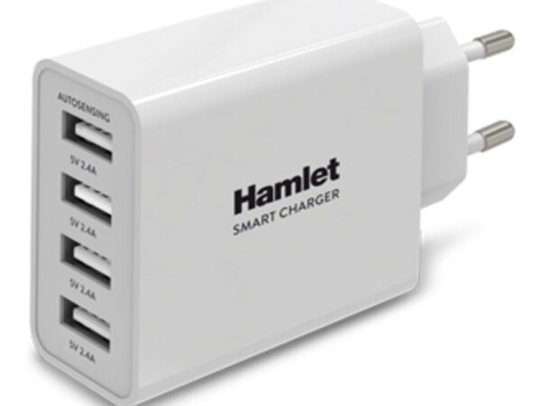 Hamlet XPWCU425 Caricabatterie per dispositivi mobili Bianco Interno