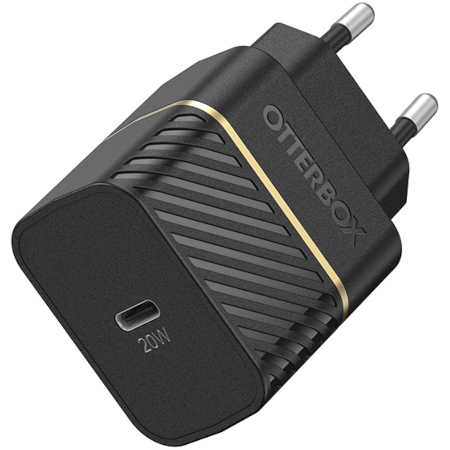 OtterBox EU Wall Charger 20W - 1X USB-C 20W USB-PD, nero