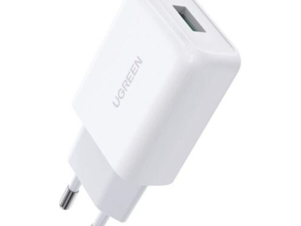Ugreen 10133 Caricabatterie per dispositivi mobili Smartphone Bianco USB Ricarica rapida Interno