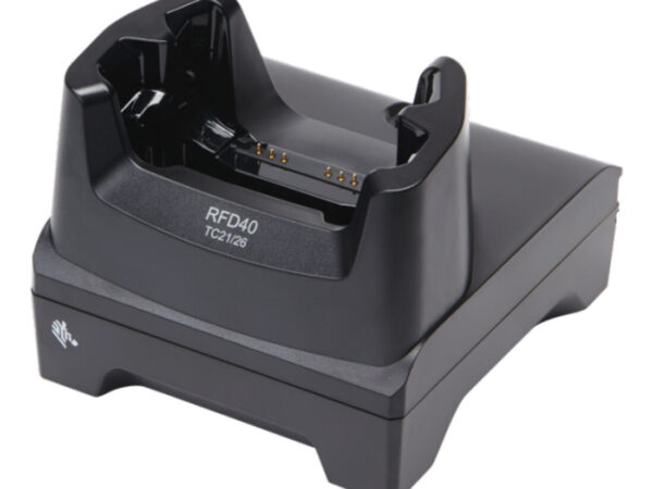 Zebra CRD1S0T-RFD40-EC5X-COM-1R Caricabatterie per dispositivi mobili Computer portatile, Lettore RFID Nero AC Interno