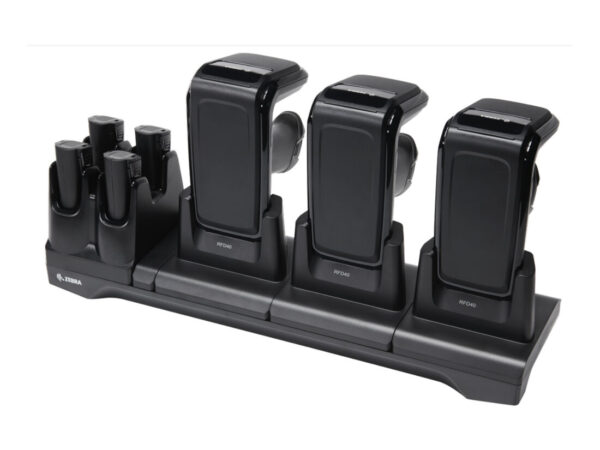 Zebra CRD3S4T-RFD49-UNIV-CHG-1R Caricabatterie per dispositivi mobili Lettore RFID Nero AC Interno