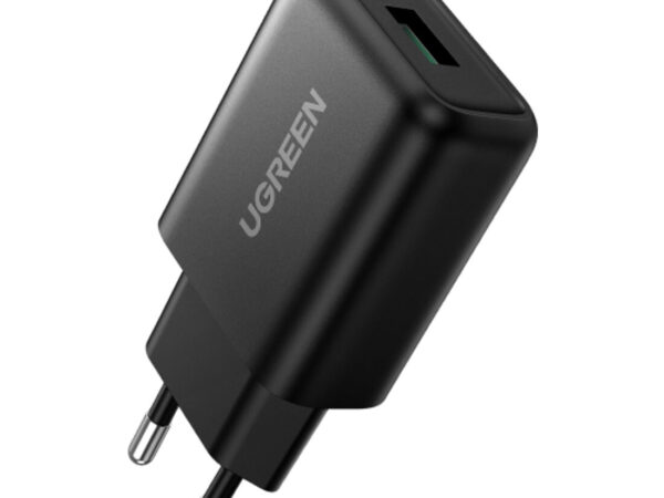 Ugreen 70273 Caricabatterie per dispositivi mobili Smartphone Nero USB Ricarica rapida Interno