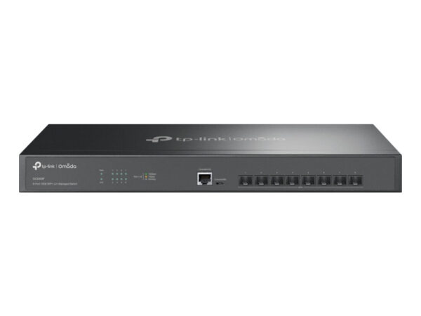 TP-Link Omada SX3008F switch di rete Gestito L2/L3 Nero
