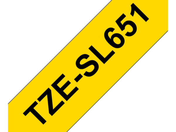 Brother TZE-SL651 nastro per etichettatrice Nero dorato