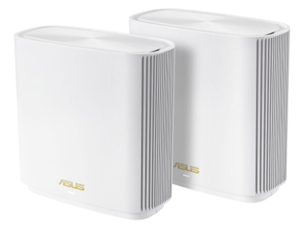 ASUS ZenWiFi AX XT8 (W-2-PK) router wireless Gigabit Ethernet Banda tripla (2.4 GHz/5 GHz/5 GHz) Bianco