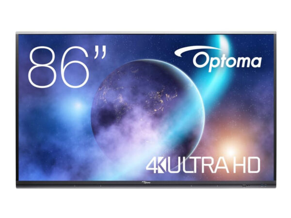 Optoma 5862RK+ Pannello piatto interattivo 2,18 m (86") LED 420 cd/m² 4K Ultra HD Nero Touch screen Processore integrato Android 11