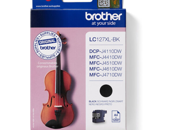 Brother LC127XLBK cartuccia d'inchiostro 1 pz Originale Nero