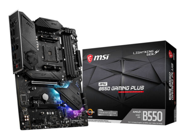 MSI MPG B550 Gaming Plus AMD B550 Socket AM4 ATX