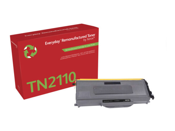 Everyday Rigenerato Toner rigenerato Everyday di Xerox Mono compatibile con Brother TN2110, Capacità standard