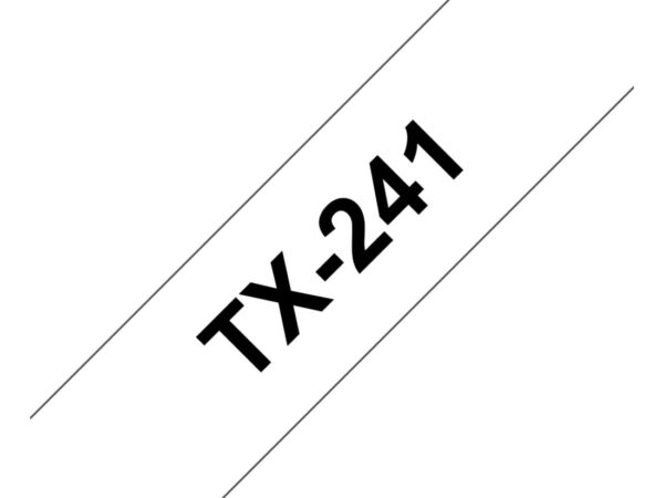 Brother TX-241 nastro per etichettatrice Nero su bianco