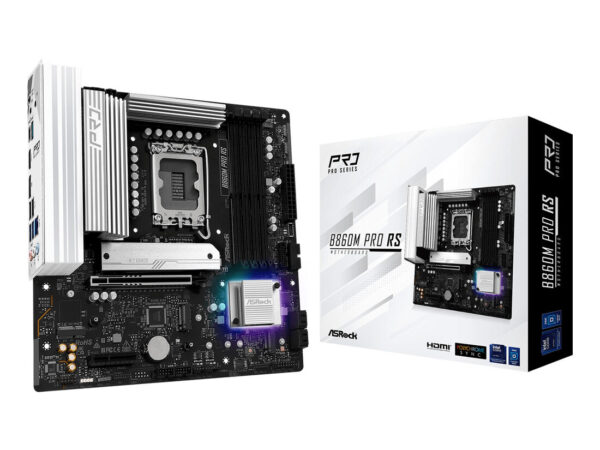 Asrock B860M Pro RS Intel B860 LGA 1851 (Socket V1) micro ATX