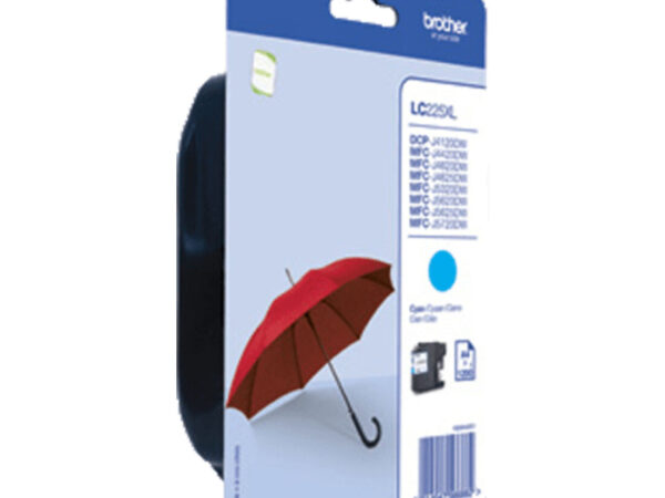 Brother LC225XLCBP cartuccia d'inchiostro 1 pz Originale Ciano