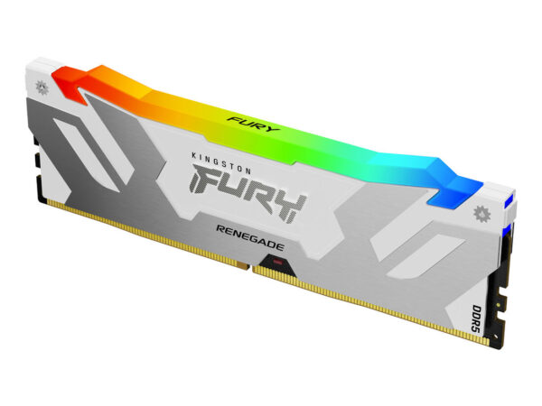 Kingston Technology FURY 16GB 8000MT/s DDR5 CL38 DIMM Renegade RGB Bianco XMP