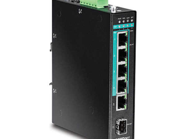 Trendnet TI-PG541 switch di rete Non gestito L2 Gigabit Ethernet (10/100/1000) Supporto Power over Ethernet (PoE) Nero