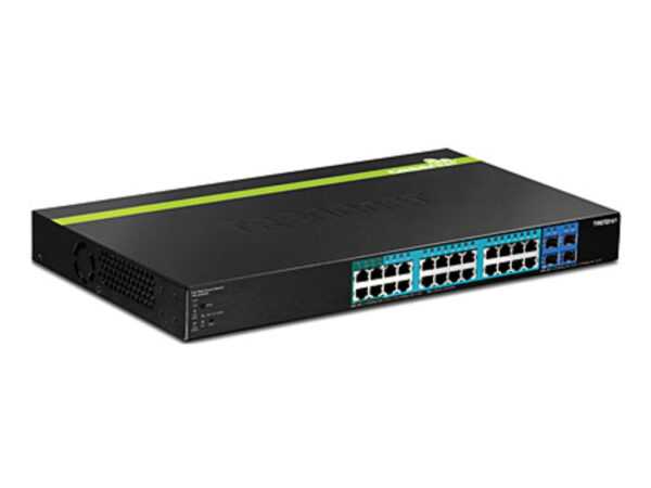 Trendnet TPE-2840WS switch di rete Gestito Gigabit Ethernet (10/100/1000) Supporto Power over Ethernet (PoE) 1U Nero
