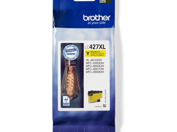 Brother LC427XLY cartuccia d'inchiostro 1 pz Originale Giallo
