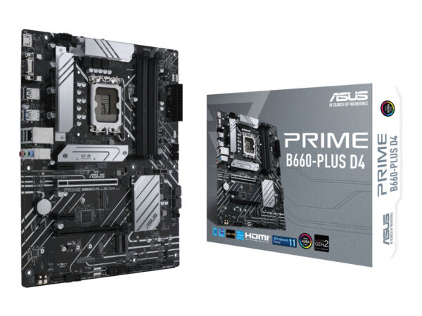 ASUS PRIME B660-PLUS D4 Intel B660 LGA 1700 ATX
