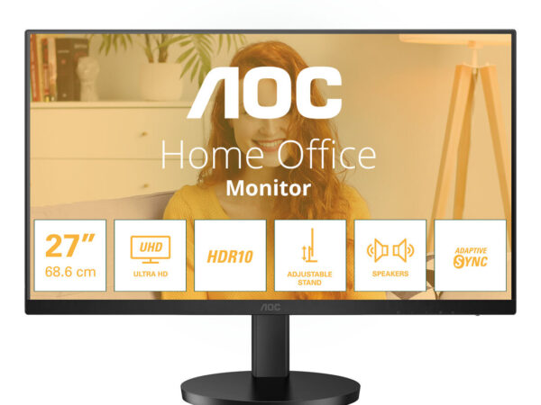 AOC U27B3AF Monitor PC 68,6 cm (27") 3840 x 2160 Pixel 4K Ultra HD LED Nero