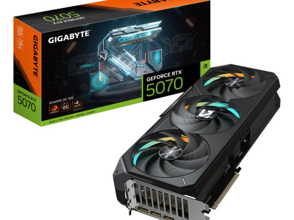 GIGABYTE GeForce RTX 5070 Ti GAMING OC 16G Scheda Grafica - 16GB GDDR7, 256 bit, PCI-E 5.0, 2588 MHz Core Clock, 3 x DP 2.1a, 1 x HDMI 2.1b, NVIDIA DLSS 4, GV-N507TGAMING OC-16GD