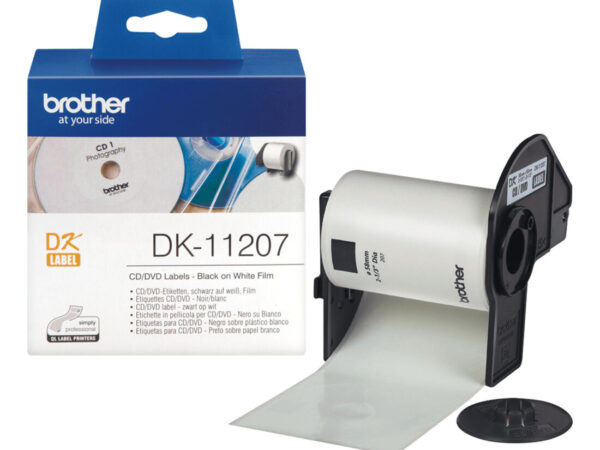Brother DK-11207 nastro per etichettatrice Nero su bianco