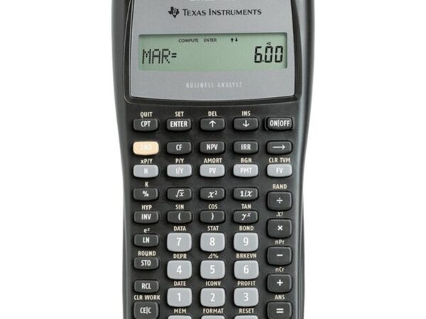 Texas Instruments BA-II Plus calcolatrice Tasca Calcolatrice scientifica Nero
