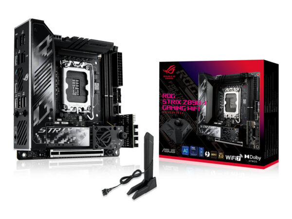 ASUS ROG STRIX Z890-I GAMING WIFI Intel Z890 LGA 1851 (Socket V1) mini ITX
