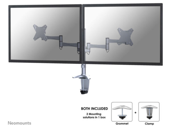 Neomounts FPMA-D1330DSILVER Braccio per monitor 10-27"