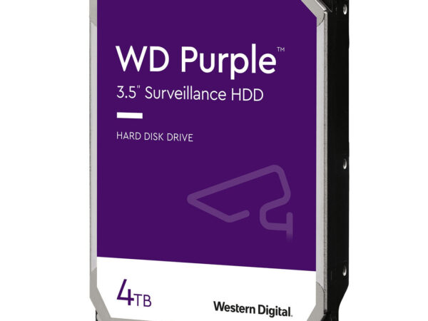 Western Digital Purple disco rigido interno 4 TB 5400 Giri/min 64 MB 3.5" Serial ATA III