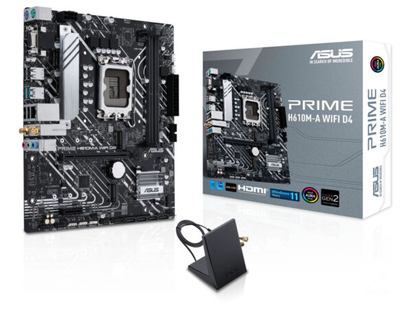 ASUS PRIME H610M-A WIFI D4 Intel H610 LGA 1700 micro ATX