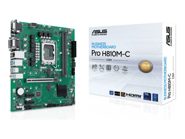 ASUS PRO H810M-C-CSM Intel H810 LGA 1851 (Socket V1) micro ATX