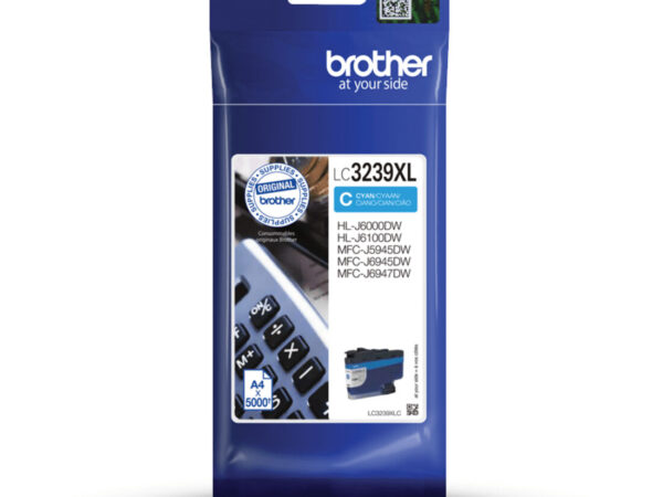 Brother LC3239XLC cartuccia d'inchiostro 1 pz Originale Ciano