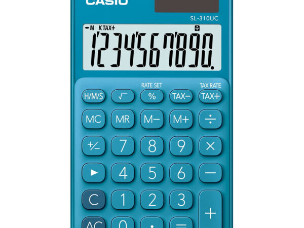 Casio SL-310UC-BU calcolatrice Tasca Calcolatrice di base Blu