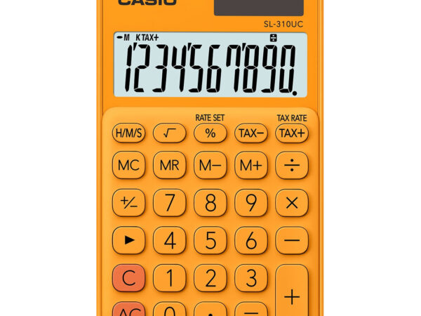 Casio SL-310UC-RG calcolatrice Tasca Calcolatrice di base Arancione